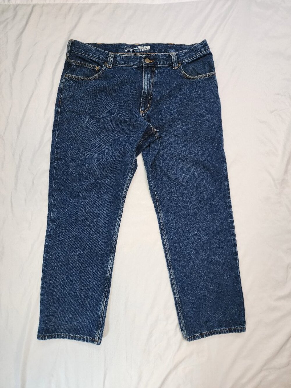 Carhartt Relaxed Fit Jeans 38x30 Dark Wash Workwear